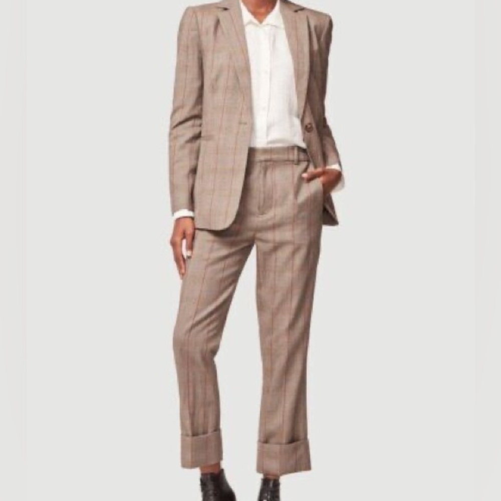 Frame Cuffed Casual Work Pants
